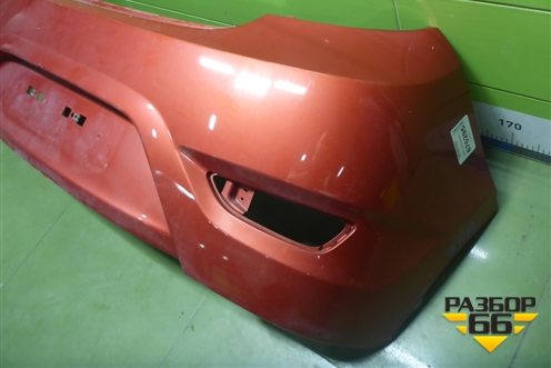 Бампер задний (до 2014г хетчбэк) (866114L200) для Hyundai Solaris с 2010-2016г (Солярис)