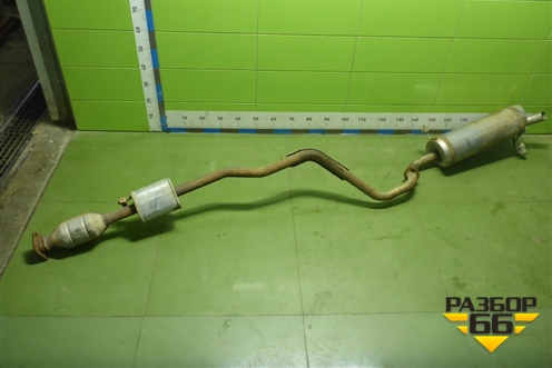 Глушитель (хетчбэк) для Hyundai Solaris с 2010-2016г (Солярис)