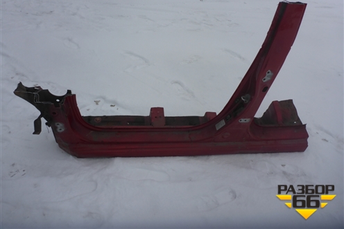 Порог со стойкой левый для Hyundai Solaris с 2010-2016г (Солярис)