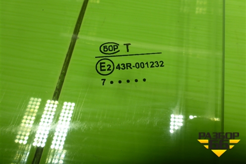 Стекло двери передней левой для Chevrolet Lanos с 2004г (Ланос)