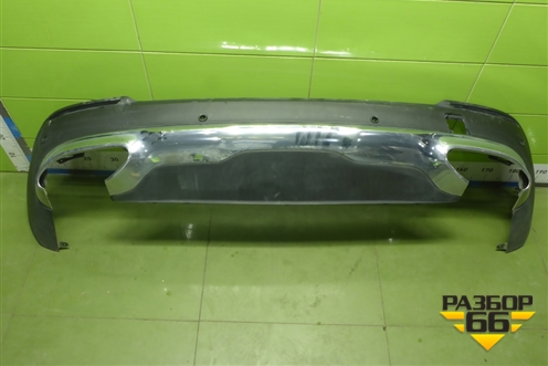 Юбка заднего бампера (под парктроник) (A2538850925) для Mercedes Benz GLC-Klass X253  с 2015г (ГЛЦ)