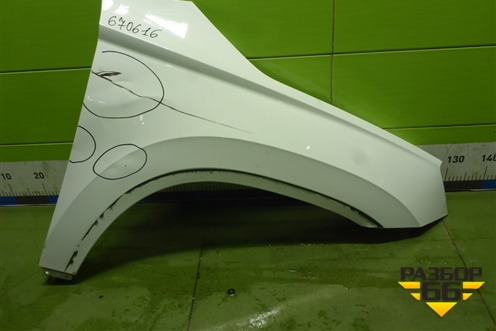 Крыло переднее правое без отверстия под повторитель (57A821106A) для Skoda Karoq с 2017г (Карок)