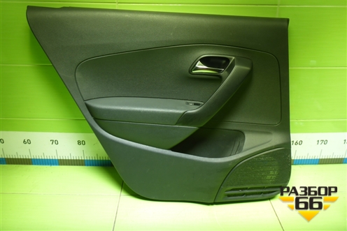 Обшивка двери задней левой под электрику (6RU867211) для Volkswagen Polo (седан) с 2010г (Поло)
