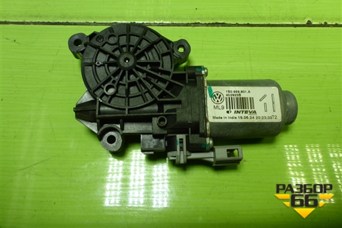 Моторчик стеклоподъёмника передний левый (1S0959801A) для Volkswagen Polo (седан) с 2010г (Поло)