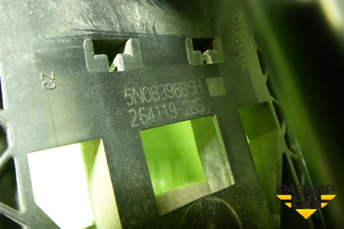 Ручка наружная двери задней левой (5N0839885H) для Volkswagen Polo (седан) с 2010г (Поло)