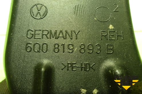 Воздуховод отопителя (6Q0819893) для Volkswagen Polo (седан) с 2010г (Поло)