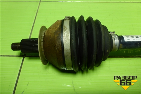 Привод передний левый  (1.6л CWV шлиц наруж-36) (6RU407761K) для Volkswagen Polo (седан) с 2010г (Поло)