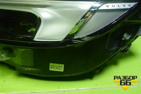 Фара левая (Full Led без блоков адаптивная) (31386164) для Volvo S90 с 2016г (C90)
