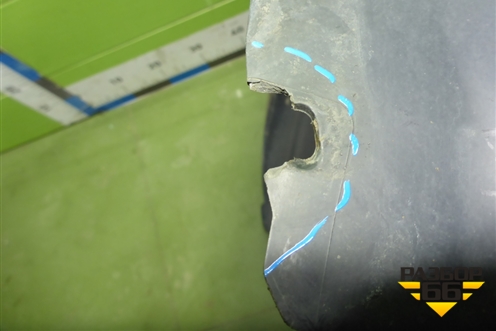 Локер задний левый (6RU810971A) для Volkswagen Polo (седан) с 2010г (Поло)