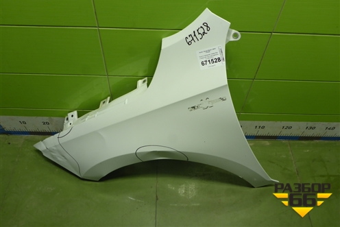 Крыло переднее левое без отверстия под повторитель (5JA821021) для Skoda Rapid с 2013г (Рапид)