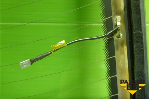 Стекло заднее (6RU845051J) для Volkswagen Polo (седан) с 2010г (Поло)