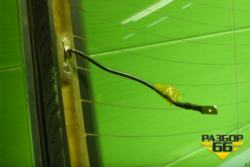 Стекло заднее (6RU845051J) для Volkswagen Polo (седан) с 2010г (Поло)