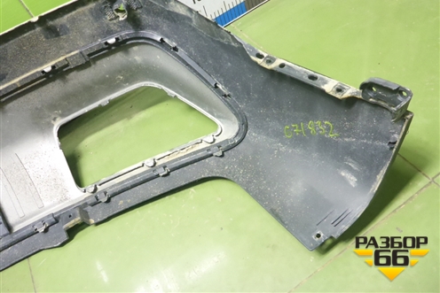 Юбка заднего бампера (под парктроник) (602003174AA) для Jaecoo J7 с 2023г (Джей7)