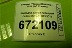 Накладка двери передней левой (6102510BQ01) для Changan CS35 Plus с 2018г (ЦС 35 плюс)