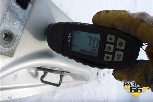 Порог со стойкой правый (хетчбэк) для Ford Focus 3 с 2011г (Фокус)