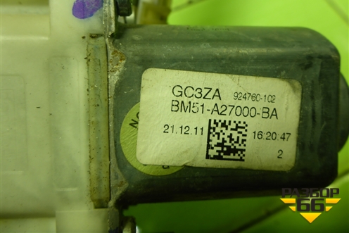 Стеклоподъёмник электрический задний правый (хетчбэк) (BM51A27000BA) для Ford Focus 3 с 2011г (Фокус)