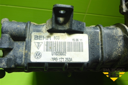 Радиатор охлаждения (7P0121253A) для Volkswagen Touareg с 2010-2018г (Туарег)