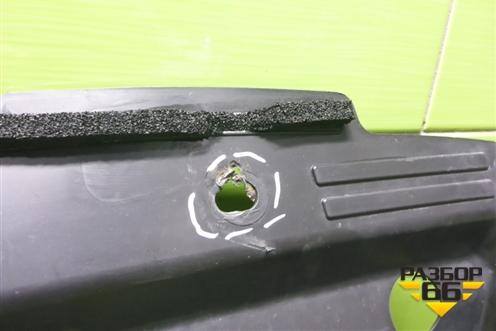 Пыльник переднего бампера центральный (5174100XKN07A) для Haval Dargo с 2022г (Дарго)