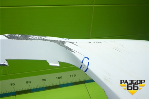 Накладка переднего бампера нижняя левая (до 2019г) (4M0807061E) для Audi Q7 c 2015г (Ку 7)