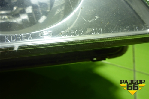 Фара правая (галоген) (2601095F0A) для Nissan Almera Classic с 2006-2013г (Альмера Классик)