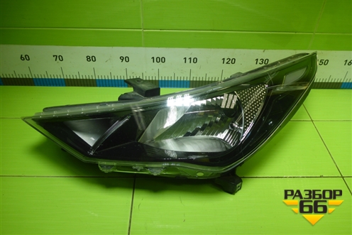 Фара левая (после 2020г галоген) (92101H5500) для Hyundai Solaris с 2017г (Солярис)