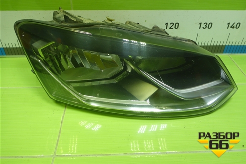 Фара правая (после 2015г галоген) (6C1941006B) для Volkswagen Polo (седан) с 2010г (Поло)