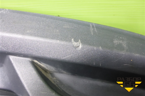 Юбка заднего бампера (60U807521A) для Skoda Rapid с 2020г (Рапид)