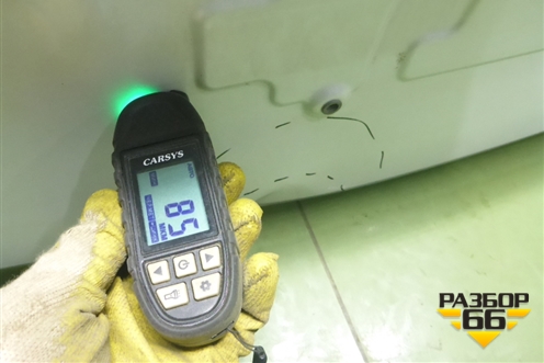 Дверь багажника без стекла (S203F2701080100) для Changan CS55 PLUS с 2019г (ЦС 55 плюс)