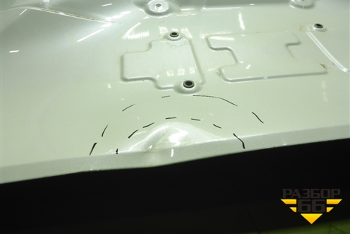 Дверь багажника без стекла (S203F2701080100) для Changan CS55 PLUS с 2019г (ЦС 55 плюс)