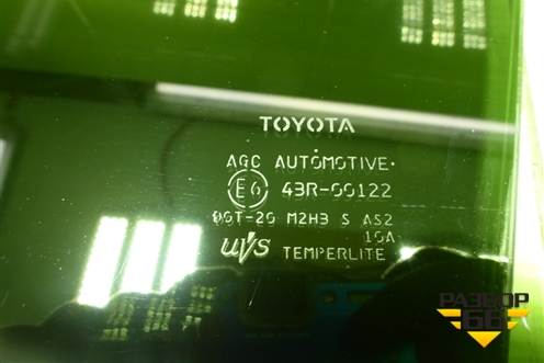 Стекло двери задней левой для Toyota Rav-4 с 2012-2019г (Рав 4)