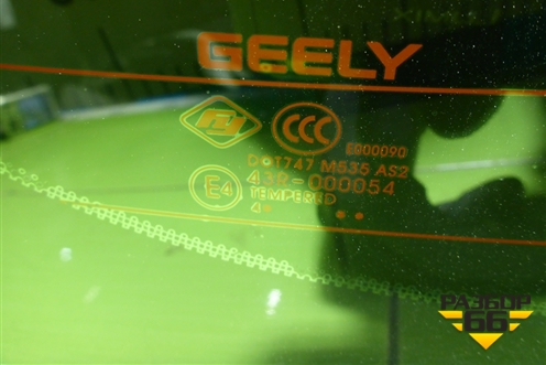 Стекло двери багажника (6600062930) для Geely Tugella с 2019г (Тугелла)