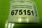 Накладка двери багажника верхняя правая (внутри) для Toyota Rav-4 с 2012-2019г (Рав 4)