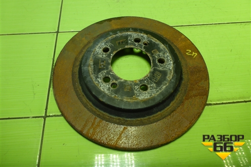 Диск тормозной задний для Hyundai Tucson с 2015-2022г (Туксон)