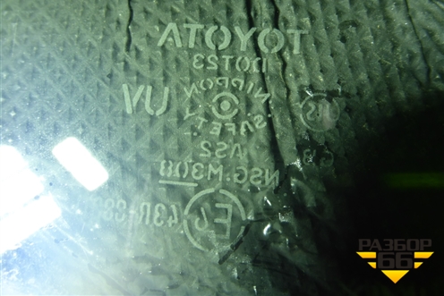 Стекло двери задней правой для Toyota Corolla (E15) с 2006-2013г (Королла 150)
