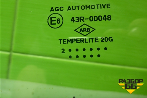 Стекло двери передней левой для Renault Duster I с 2010-2021г (Дастер)