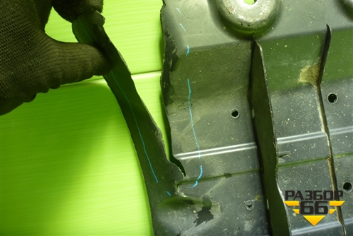 Защита антигравийная левая (84138D7500) для Hyundai Tucson с 2015-2022г (Туксон)