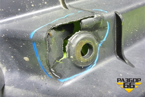 Защита антигравийная левая (84138D7500) для Hyundai Tucson с 2015-2022г (Туксон)