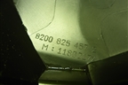 Решетка стеклоочистителей левая (8200825457) для Renault Logan с 2004-2015г (Логан)
