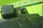Пыльник переднего бампера левый (620254755R) для Renault Sandero с 2009-2014г (Сандеро)