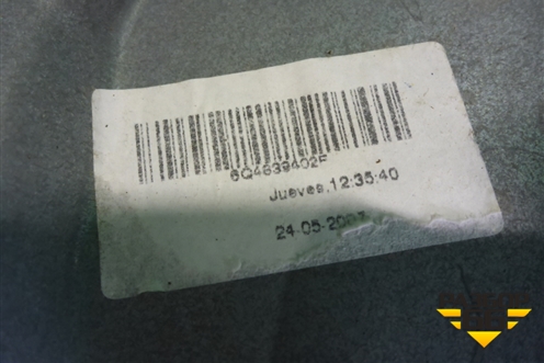 Стеклоподъёмник механический задний правый (6Q4839402F) для Volkswagen Polo с 2001-2009г (Поло)