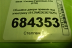 Обшивка двери правой под электрику (812W626307025) для Sitrak C7H (С7Н)