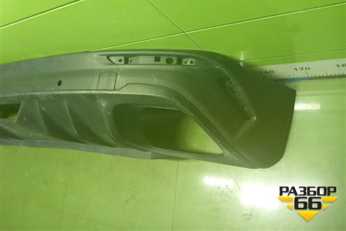 Юбка заднего бампера (до 2023г под парктроник) (6600124618) для Geely Coolray с 2019-2025г (Кулрей)