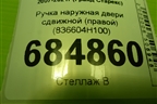 Ручка наружная двери сдвижной (правой) (836604H100) для Hyundai Grand Starex с 2007-2021г (Гранд Старекс)