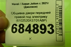 Обшивка двери передней правой под электрику (6102520XST01A8P) для Haval Jolion с 2021г (Джолион)