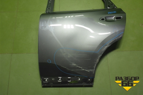 Дверь задняя левая (S203F2701030600) для Changan CS55 PLUS с 2019г (ЦС 55 плюс)