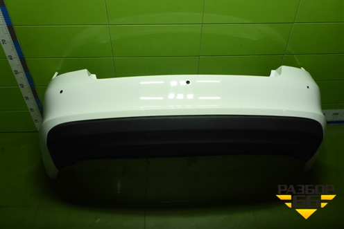 Бампер задний (под парктроник лифтбэк) (60U807421) для Skoda Rapid с 2013г (Рапид)