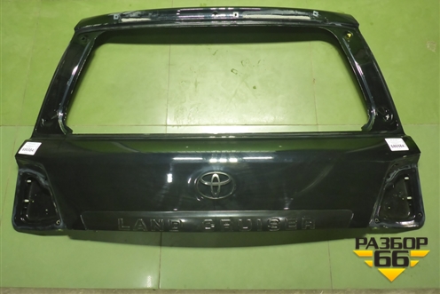 Дверь багажника без стекла верхняя (до 2015г) (6700560D11) для Toyota Land Cruiser (200) с 2008г (Ленд Крузер)