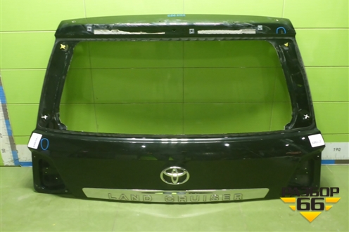 Дверь багажника без стекла верхняя (до 2015г) (6700560D11) для Toyota Land Cruiser (200) с 2008г (Ленд Крузер)
