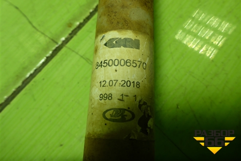 Привод передний правый (1.6л 21129 шлиц наруж-23, внутр-24) (8450006570) для VAZ Vesta / Веста с 2015г
