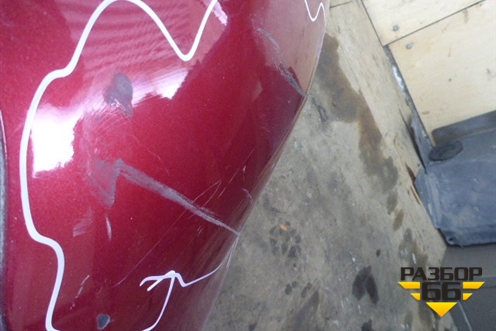 Бампер задний (StepWay) (8200911893) для Renault Sandero с 2009-2014г (Сандеро)